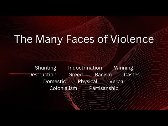 The Many Faces of Violence  #8 OCT 27, 2024 720p30H