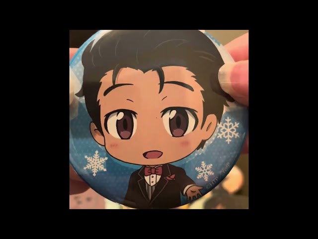 Yuri On Ice!!! Blind Anime Can Badges