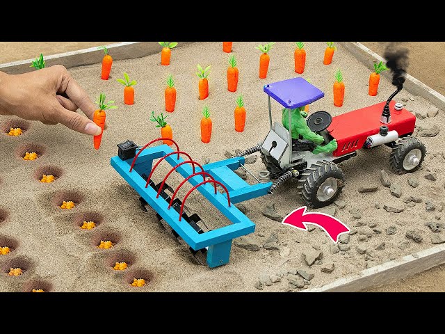 Top Diy tractor - Making mini farm for cow, horse, cow || Village Farm