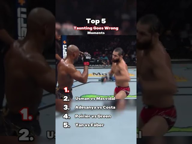 Best Taunting Goes WRONG Moments in the UFC 😲 - UFC&MMAOnly