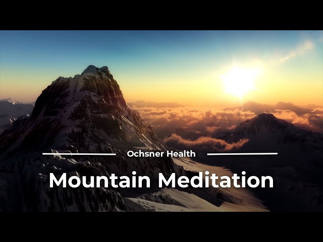 8 Minute Mountain Meditation | Guided Imagery