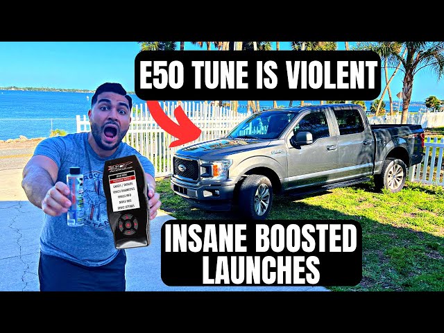 Launches in my F150 MPT E50 Tune, UNLOCKING CRAZY HORSEPOWER!