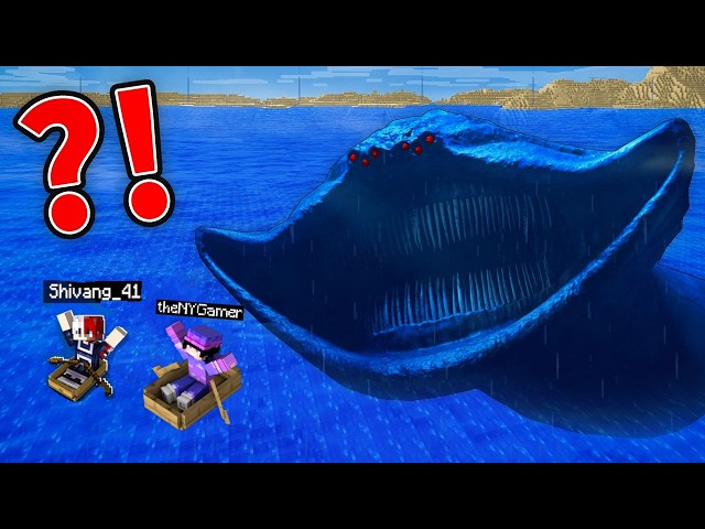 NY Found Scary EL GRAN MAJA  Monster In Ocean In Minecraft!!