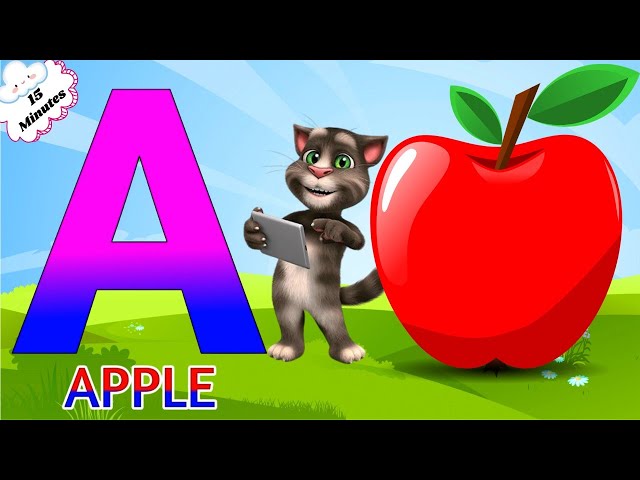 Phonics Song 2 with TWO Words in 3D-A For Airplane - ABC Alphabet Songs with Sounds for Children