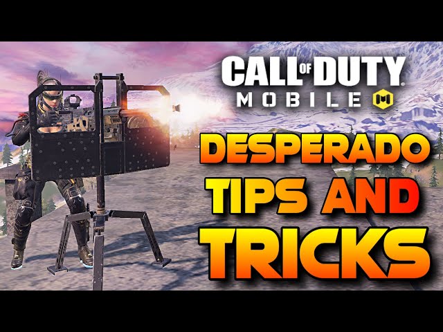 DESPERADO CLASS SECRET TIPS & TRICKS IN CALL OF DUTY MOBILE BATTLE ROYALE