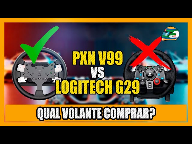 PXN V99 vs Logitech G29: Qual É o Melhor VOLANTE Para VOCÊ?