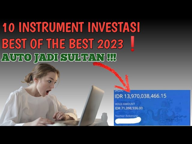 The 10 best Investment Instruments in 2023❗A wise way to deal with a global recession | Compound