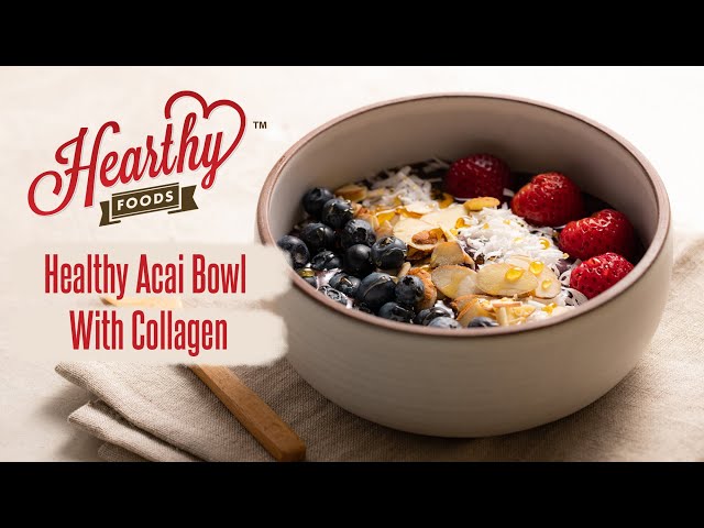 Hearthy Foods Collagen Acai Bowl