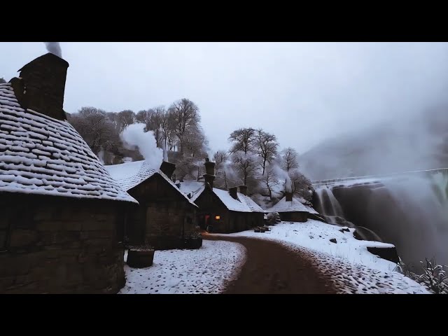 My Magical Day at Hogsmeade | Beautiful Winter Scenes | Harry Potter Ambience