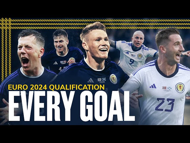 EVERY EURO 2024 Qualification Goal 🤩 | McTominay, McLean, Dykes, McGinn | Scotland National Team