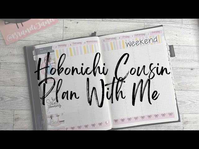 Hobonich Cousin - Plan With Me | Feat. Planning City Stickers