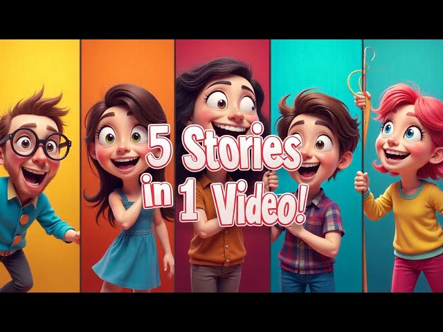 🌟 5 Best Moral Stories for Kids | Animated Short Stories with Life Lessons 📖✨