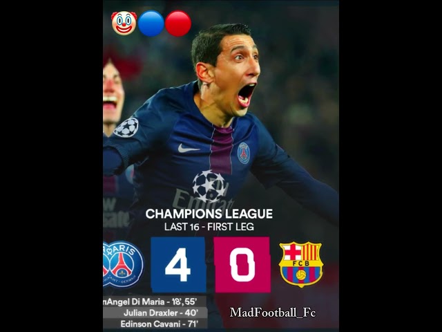 What a HISTORIC twist in football history #shorts #fcb #psg #legendary