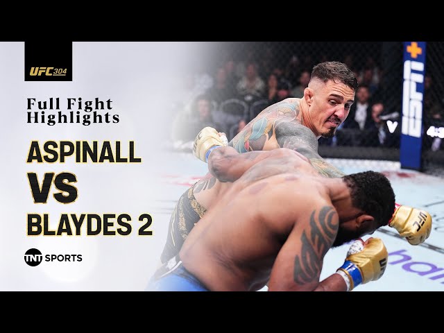 THE BEST IN THE WORLD 🏆 | Tom Aspinall vs. Curtis Blaydes 2 | #UFC304 fight highlights