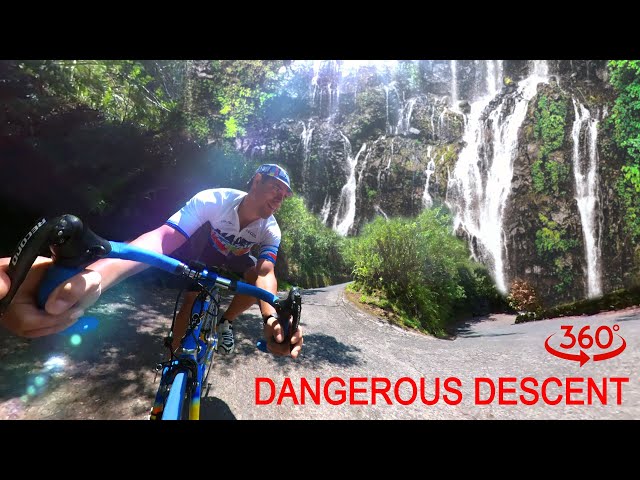 Cascade de Langevin, descente très dangereuse - Équipé avec une caméra 360º