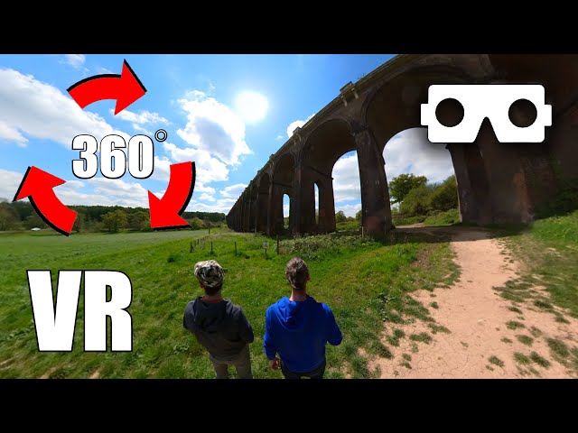 VR 360° Video | Railway🛤️ Train🚆 Viaduct | Let's Walk 🦶 (Virtual Reality) #vr #virtualreality #vr360