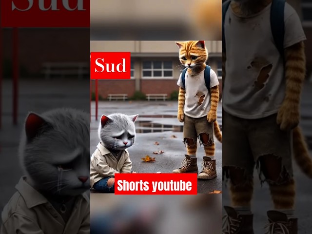 Sad Story cat Funny Video #cat #shorts