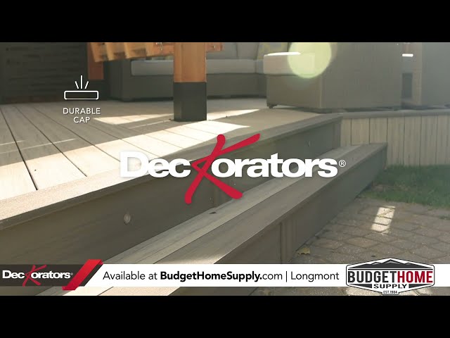 Budget Home Supply carries Deckorators composite decking with Surestone Technology