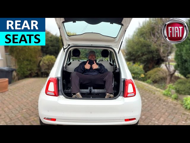 Fiat 500 How to fold down rear seats for loading bigger items into the Fiat 500