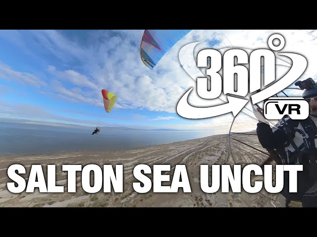 Salton Sea Flight 360 VR Powered Paragliding 2024