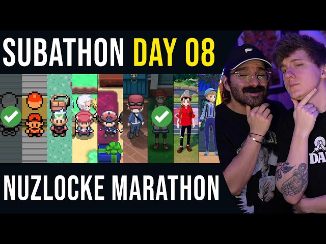 HGSS VERSUS BEGINS! | 2 Player Nuzlocke of EVERY Pokemon Game! | Subathon Day 08