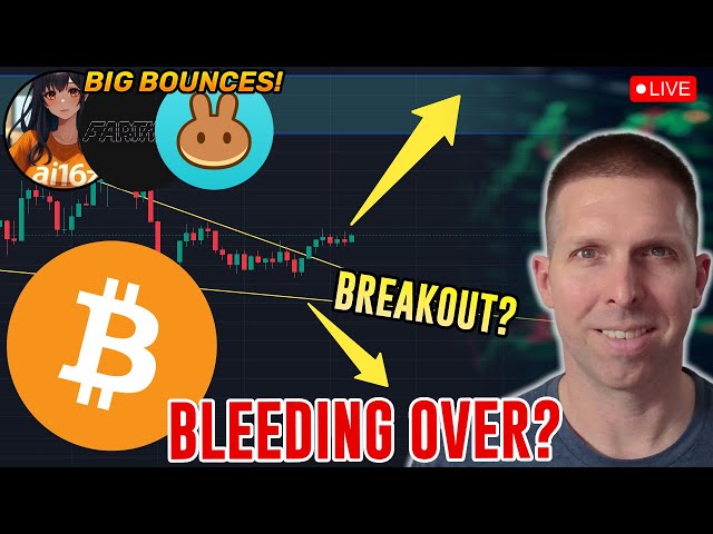 BTC Breakout? Alts Bounce |CAKE, FARTCOIN, AI16Z | Bitcoin & Crypto Live Charts & News