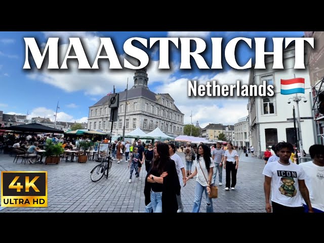 Exploring Maastricht | A Beautiful Walking Tour Through The Heart of the Netherlands | 4K