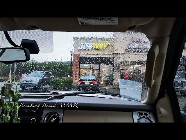 ASMR Driving in the Rain - 100% Authentic Rain Sounds