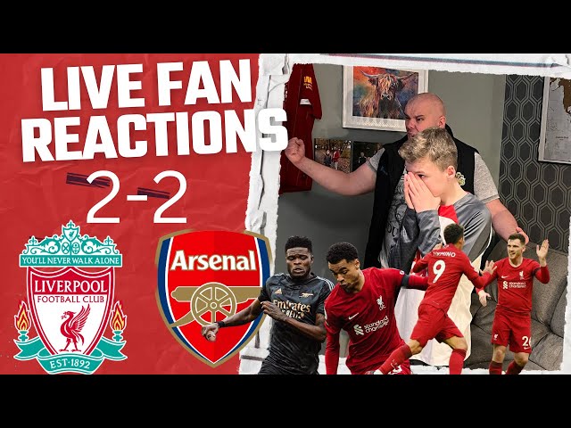 WHAT A GAME! Liverpool 2-2 Arsenal LIVE Fan Reactions, April 9th 2023.