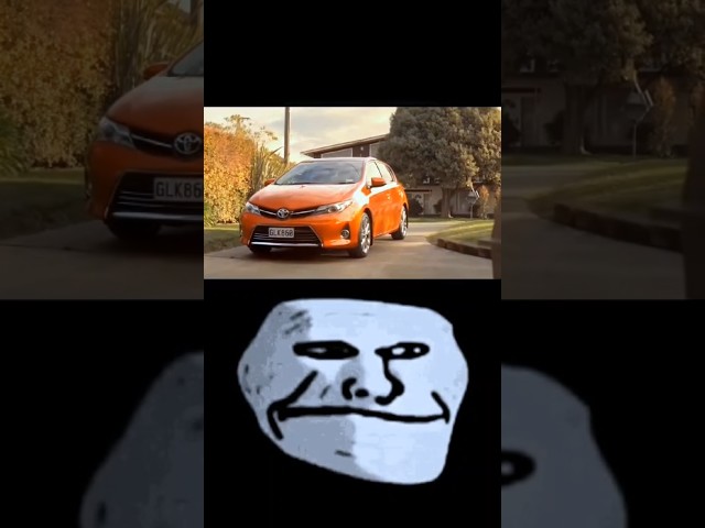 Toyota car commercial troll face meme 🗿 | #shorts