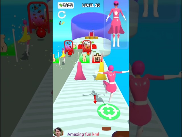 Build A Queen👸💃😱 level 25😀 girl race amazing game#gameplay #amazingfunkml