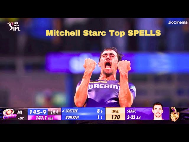 Mitchell Starc BEST SPELLS