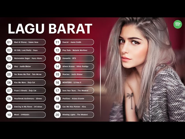 Lagu Barat TikTok Viral 2021 - Kumpulan lagu barat viral tik tok 2021 terbaru 20 top lagu barat