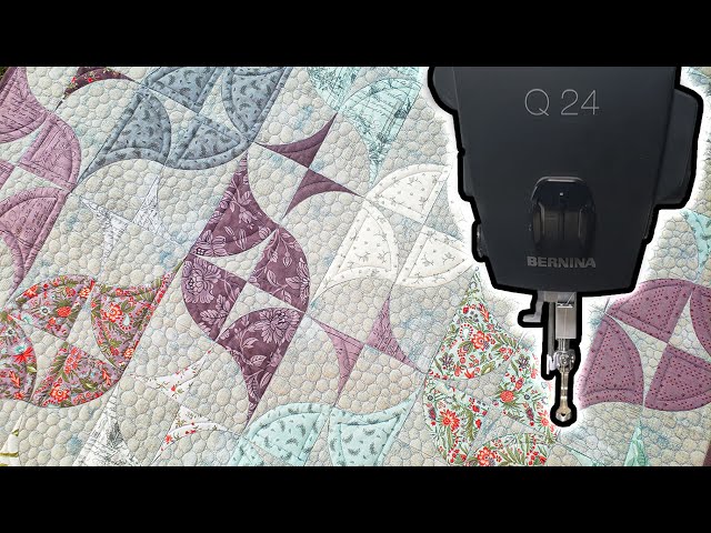 Real Time Quilting | Curvy Herring-Bone | Just Quilting