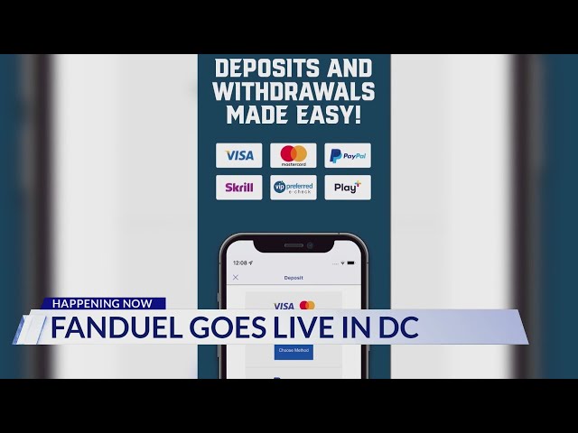 New sports betting app FanDuel now available in DC