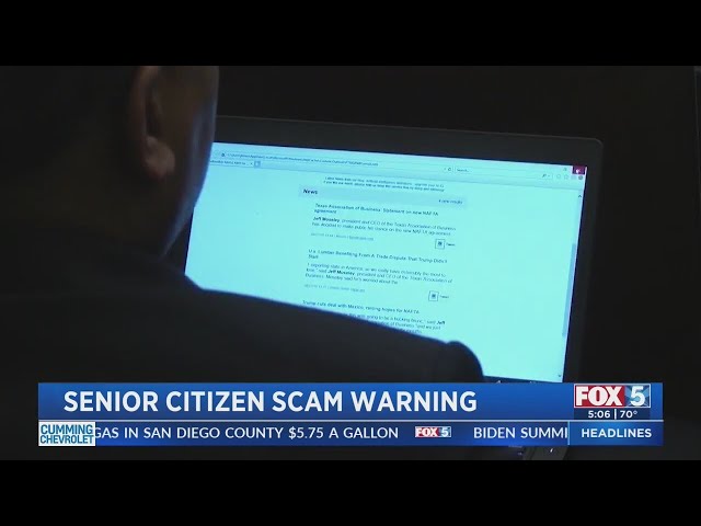 Senior Citizen Scam Warning