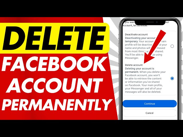 How to delete facebook account permanently on android phone 2025