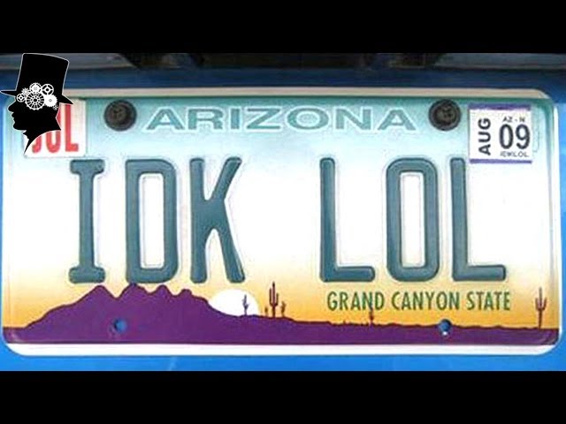 Funny and Creative Vanity License Plates