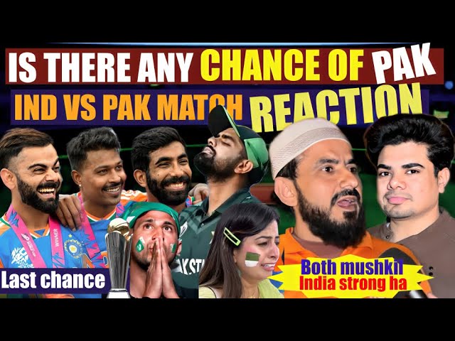 DOES PAKISTAN HAVE ANY CHANCE?  INDIA VS PAK MATCH PREVIEW IS PAK READY? PAKISTAN PUBLIC REACTION