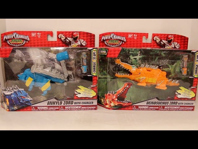 Ankylo Zord & Deinosuchus Zord Review [Power Rangers Dino Super Charge]