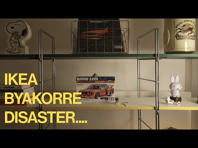 I made the mistake of buying the IKEA BYAKORRE shelf.. - design history, recalls??