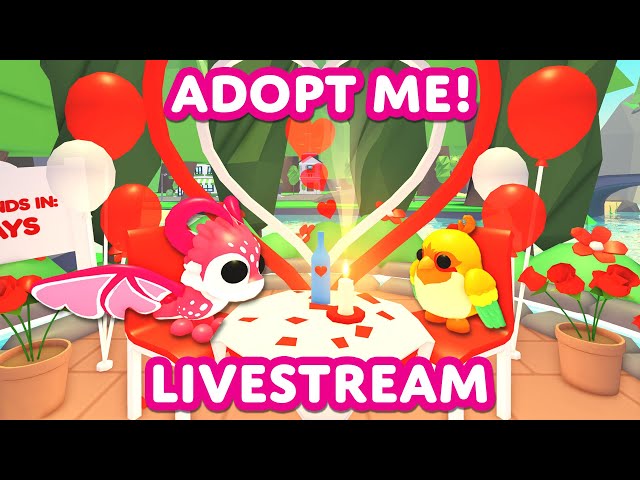 💓 NEW VALENTINE'S UPDATE! 💓 Adopt Me Livestream!