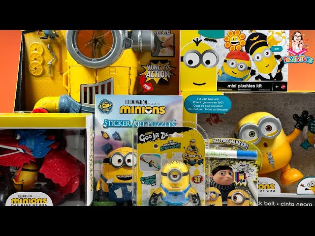 Minions The Rise of Gru Toy Collection Opening Review | MinionBot Robot Playset