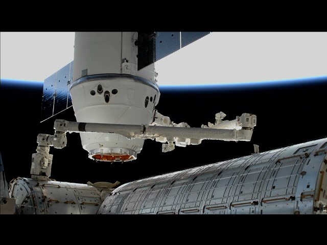 U.S. Commercial Cargo Ship Arrives at the Space Station