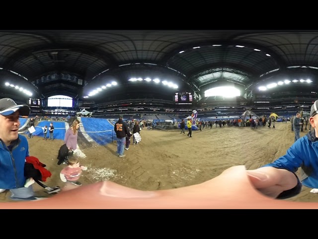 VR Monster Jam Pit Party - 360 Degree Video