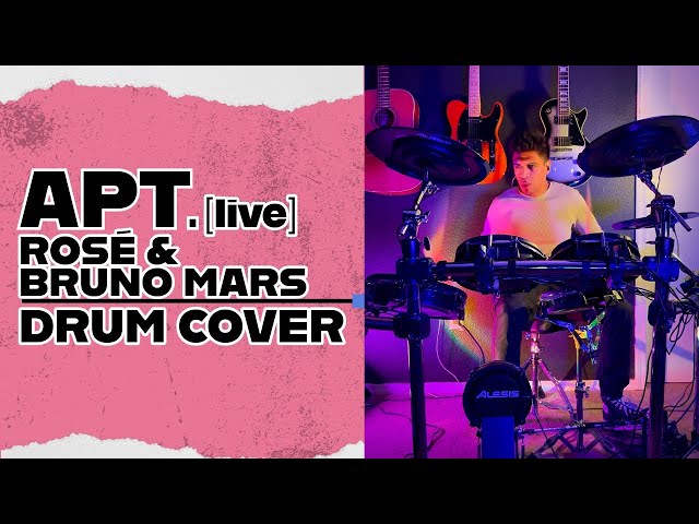 APT. (Live) - ROSÉ & Bruno Mars (Drum Cover)