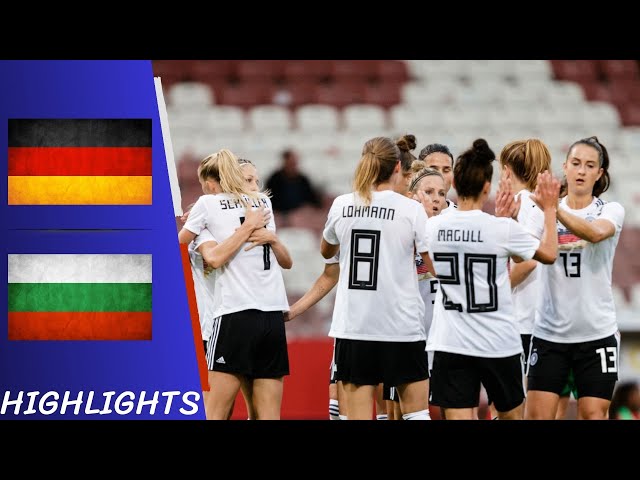 Germany vs Bulgaria | Women's World Cup qualification - Highlights All Goals 18/09/21