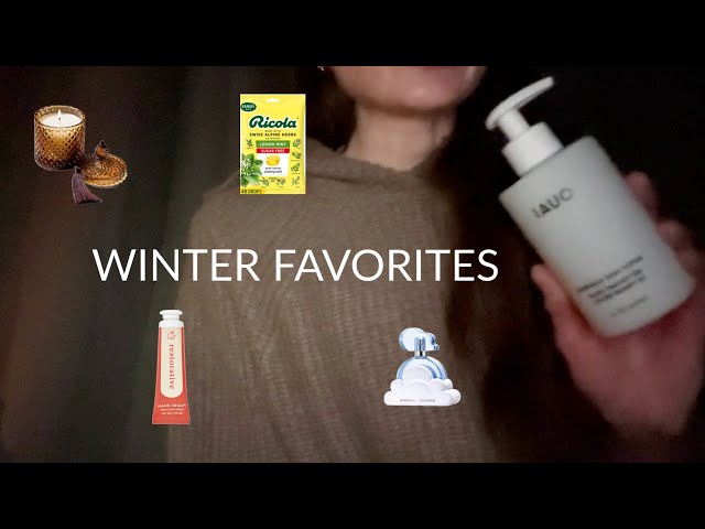 Current Favorites (Winter/January) • Lofi ASMR