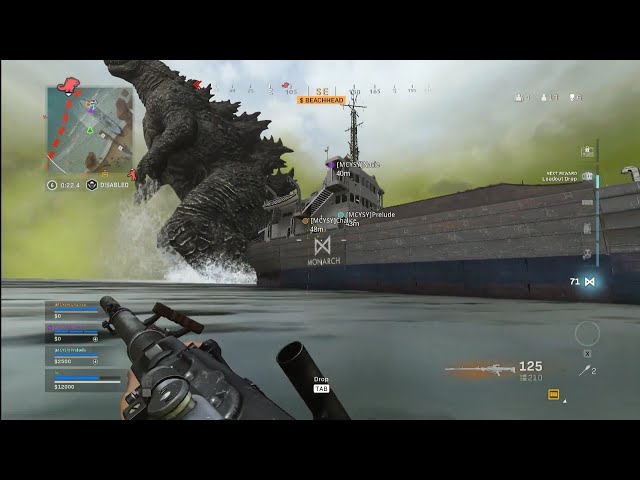 Call of Duty Warzone: Godzilla vs Kong Operation Monarch Gameplay (No Commentary)