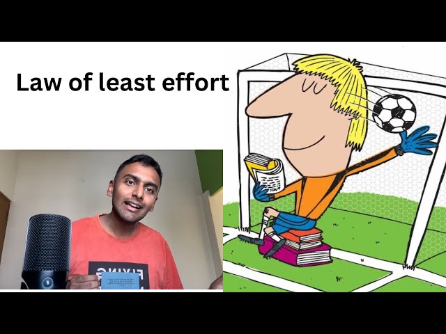 Law of least effort